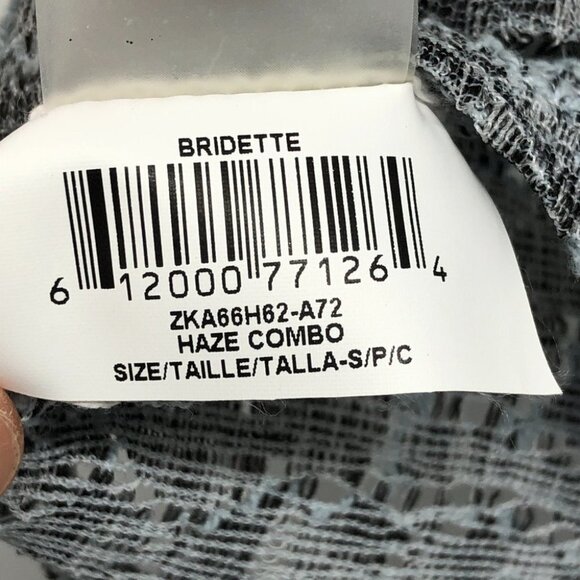 BCBGMaxAzria Haze Grey Floral Lace Bridette Crop Top & Matching Skirt size S - Picture 11 of 16